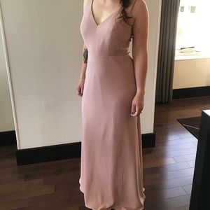 Jenny Yoo Formal Floor-Length Dress whipped apricot